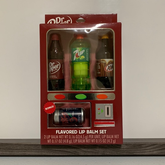 Taste Beauty Makeup Dr Pepper Vending Machine Flavored Lip Balm